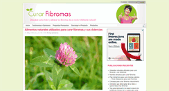 Desktop Screenshot of curarfibromas.org