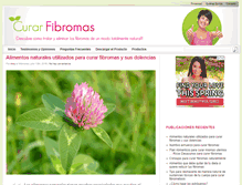Tablet Screenshot of curarfibromas.org